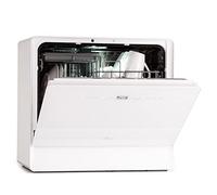 Klarstein Lavavajillas para Sobremesa Pequeño, Mini Lavavajillas 6 Cubiertos, Portatil Encimera Silencioso, Lavaplatos con 7 Programas de Lavado, Compacto Casa y Oficina
