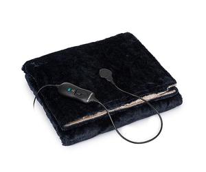 Klarstein Manta Electrica Grande 180x130 cm, 120 W, Lavable, 3 Niveles de Temperatura Ajustable, 3H Temporizador Sistema Apagado Automático, Manta Eléctrica para Sofá y Cama, Electric Blanket