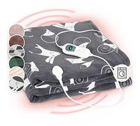 KLARSTEIN Manta Electrica Grande XXL 200x180 cm, 120 W, Lavable con 3 Niveles de Temperatura Ajustable, 3H Temporizador Sistema Apagado Automático, Manta Eléctrica para Sofá y Cama, Electric Blanket