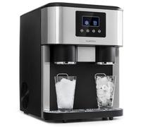 Klarstein Maquina de Hielo Doméstica, 1,8L, Gris oscuro, Ice Maker Encimera 15 kg, para Hacer Cubitos de Hielo y Picado en Casa, con Panel Táctil y Sistema Fácil Limpieza, Función Rápida