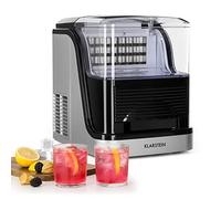 Klarstein Maquina de Hielo para Casa 2,5L, Ice Maker Encimera 15 kg, Maquina para Hacer Cubitos de Hielo Pequeños/Grandes, Doméstica para Casa con Alarma Seguridad y Sistema Auto Limpieza