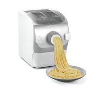 Klarstein Máquina para pasta, Pastamania Eléctrica - 260W Máquina para pasta totalmente automática con 7 accesorios, capacidad de 500 g, silenciosa (60 dB), pantalla LED, blanca