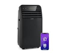 Klarstein Metrobreeze New York Smart 12k Aire Acondicionado Portátil - 12000 BTU, 35-59 m², Control App & Alexa, Ventilador & Deshumidificador, Clase Energética A, Silencioso, 3 Velocidades, Negro