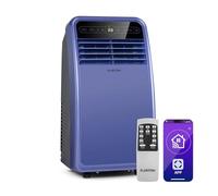 Klarstein Metrobreeze New York Smart 7k - Aire Acondicionado Portátil 7000 BTU, 21-34 m², Control App & WiFi, Ventilador 3 Velocidades, Deshumidificador, Temporizador 24h, Clase Energética A, Morado