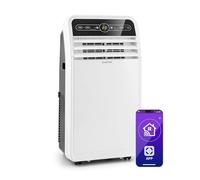 Klarstein Metrobreeze New York Smart 7k - Aire Acondicionado Portátil 7000 BTU, 21-34 m², Control App & WiFi, Ventilador 3 Velocidades, Deshumidificador, Temporizador 24h, Clase Energética A, Blanco