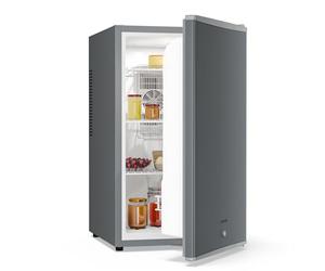 KLARSTEIN Minifrigorífico - 68L, con Puerta de Cristal, para Bebidas y Aperitivos, pequeño y silencioso, Estantes Regulables, Cerradura, Bisagra de Puerta Intercambiable, Pies Regulables en Altura