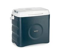 Klarstein Nevera eléctrica, BeerBelly 29-29 L, 3 Conexiones: 230 V, 12 V, Encendedor y Puerto USB, portátil, función de refrigeración y Calentamiento, para Coche, camión, Camping, Enchufe, Azul