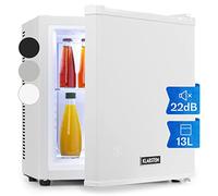 KLARSTEIN Nevera Pequeña para Habitación, Mini Nevera Comida, Bebidas, Cerveza, Cosméticos, Frigirificos Pequeños Casa y Oficina, Neveras Pequeñas 13L Estantes Ajustables, Silenciosa