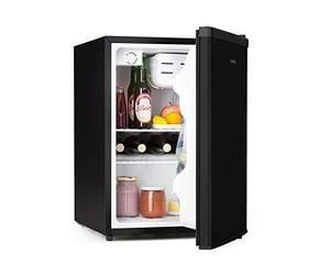 Klarstein Nevera Pequeña Portatil Eléctrica, Mini Nevera Silenciosa, Habitación, Caravana, Oficina, Frigorificos Pequeños Bandeja Antigoteo, Refrescos, Cervezas, Cosméticos, Minibar 0-10°C, 65 l.