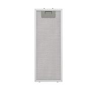 Klarstein Paolo 52 filtro de aluminio para grasa, 16,8 x 44 cm, filtro de recambio, filtro de sustitución, accesorio plateado