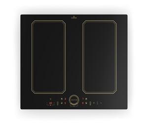Klarstein Placa Induccion de 4 Fuegos, Vitroceramica 7000 w x 4 Placas de Sobremesa con Control Táctil Inteligente, Pantalla Digital y Función con Temporizador, Cocinas de Inducción Eléctricas 240v
