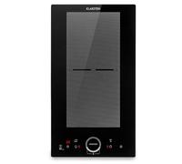 Klarstein Placa Induccion Eléctrica 3500W, Vitrocerámica Inducción Eléctrica de 2 Fuegos, Placas de Cocción de Sobremesa, Control Táctil, Placas de Cocción de Inducción, Placas Eléctricas para Cocinar