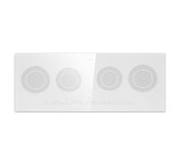 Masterzone Slim Round Placa de inducción encastrable 4 zonas de cocción ThermoBoost Tecnología Smart Flex Máx. 7200 W Klarstein