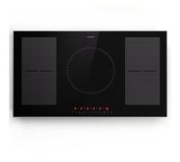 Klarstein Placa Vitrocerámica Portátil Eléctrica - 4 Fuegos, 7000W, Encimera de Cocina Con Fogones