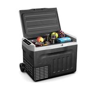 KLARSTEIN PolarForce 30L Nevera portátil - Nevera portátil eléctrica con compresor, Panel LCD, -20°C a 20°C, Ruedas Todoterreno, Asas Dobles, protección de batería, para Camping & Viajes, Freezer