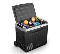 KLARSTEIN PolarForce 40L Nevera portátil - Nevera portátil eléctrica con compresor, Panel LCD, -20°C a 20°C, Modo Eco, Ruedas Todoterreno, Asas Dobles, Ideal para Camping & Viajes, Freezer