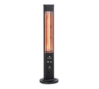 Klarstein Radiador Electrico Bajo Consumo, Calefactor para Patio o Terraza de 1200W, Mando a Distancia, Radiadores Bajo Consumo Electricos, Antivuelcos, IP65, Calefactores Jardín, Exterior e Interior
