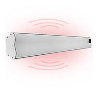 KLARSTEIN Radiador Electrico Bajo Consumo, Calefactor para Patio o Terraza de 3000W, WiFi App, con Mando, Radiadores Bajo Consumo Electricos, Temporizador, LED, IP44, Calefactores Jardín, Sin CO2