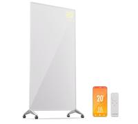 KLARSTEIN Radiador Electrico Bajo Consumo Infrarrojos, Estufa Pared 1200W, App y WiFi, Detección Ventana Abierta, Temporizador, Emisor Termico, Radiadores Bajo Consumo Electricos sin CO2