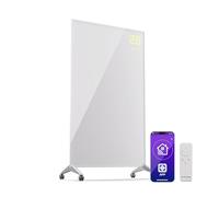 KLARSTEIN Radiador Electrico Bajo Consumo Infrarrojos, Estufa Pared 800W, App y WiFi, Detección Ventana Abierta, Temporizador, Emisor Termico, Radiadores Bajo Consumo Electricos sin CO2