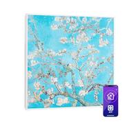 Klarstein Radiador Infrarrojos Pared Potencia 350W, Placa Calor Bajo Consumo IoT/WiFi App, Panel Radiante Bajo Consumo, Infrarrojos Calefaccion, Calefactores Infrarojos Panel Radiante Pared