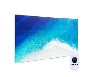 Klarstein Radiador Infrarrojos Pared Potencia 600W, Placa Calor Bajo Consumo Sin CO2, Panel Radiante Bajo Consumo, Infrarrojos Calefaccion, Calefactores Infrarojos Panel Radiante Pared