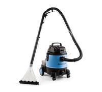 Klarstein Reinraum 2G Aspirador seco/húmedo, limpiador de alfombras, limpieza con champú, depósito de 20 litros, 1250 W de aspiración, apagado automático, muchos accesorios, negro-azul