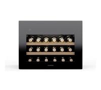 Klarstein Rhone 28 Uno vinoteca - 28 botellas, 1 zona, 5-20°C, control LED, iluminación LED, puerta UV, silenciosa, vinoteca nevera