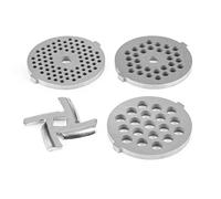set de 4 discos perforados para la máquina de cocina Lucia 3-4,5-7mm
