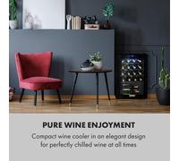 Klarstein Shiraz 20 Uno Vinoteca 53L 20 botellas panel de control táctil de 5 a 18 °C Klarstein