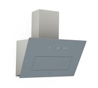KLARSTEIN SleekAir Campana Extractora - 60cm, 717 m³/h Led 5W, Táctil, Dos Modos de Funcionamiento, Filtro Carbón, Acero Inoxidable
