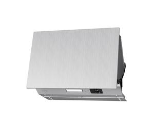 Klarstein Swift Square Campana Extractora, 60cm Campana Integrada con Motor Doble, 402 m³/h nergética C, Control Táctil, Led 2W, Filtro de Carbón, Blanca
