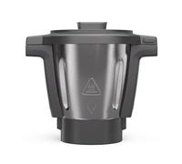 Klarstein Tarro de cerámica para procesador de alimentos, licuadora multifuncional, licuadora de alimentos de 1700 W con picadora, licuadoras y procesadores de alimentos 4 en 1 para cocina, tarro de