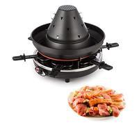 Taste Volcano Grill-Raclette, 1500 W, 6 personas, en negro Klarstein