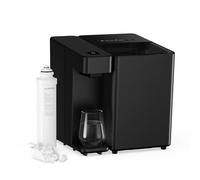 KLARSTEIN Velaire Maquina de Hielo & Dispensador de Agua - Filtro Pac, 2 Tamaños de Cubitos, 2L, 10kg/24h, Panel Táctil, Alarma, Fácil Uso, Maquina de Hacer Hielo para Casa