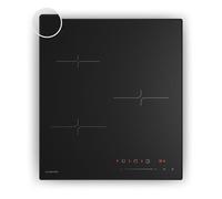 Klarstein Velaire Placa Inducción 45cm - 3 Zonas, 5500W, Control Táctil Deslizante, Temporizador, Bloqueo Infantil, Indicador Calor Residual, Cocina Inducción
