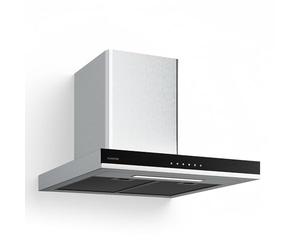 Klarstein Verosteel Campana Extractora 60 cm - 881,6 m³/h LED, 3 Velocidades + Boost, Filtros Lavavajillas & Carbón, Acero Inoxidable, Táctil, Silenciosa, Cocina