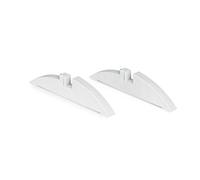 Klarstein Wonderwall Patas para Calefactor infrarrojo Wonderwall - Plástico, 2 Piezas, Accesorios, Plateado