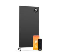 KLARSTEIN Wonderwall Smart 1200W Panel Calefactor Infrarrojo - Montaje en Pared, Eficiente, WiFi y App,Compatible con Alexa, Calor Instantáneo, Pantalla led, Protección Sobrecalentamiento, hasta 20m²