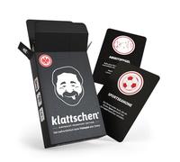 Klattschen® - Eintracht Frankfurt Edition a Partir de 16 años para 2 Jugadores | Artículo para Fans de Frankfurt | Juego de Beber con emoción, diversión y sensación de fútbol | 60 Cartas con tareas