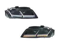 KLAUER Faros LED Antiniebla Para Coche A4 B8 2009-2012 Luces De Freno Intermitentes Y Circulación Diurna