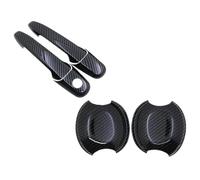 KLAUER Manija De Puerta Coche Cubierta Para Manija De Puerta De Auto Para Ford Para Mustang Para Shelby GT GT500 2005 2006 2007 2008 2009 2010 2011 2012 2013 2014(Handle Bowl 2 Door)
