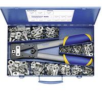 Klauke SK65B - Surtido de conectores de crimpado (6 mm², 50 mm², 261 piezas), color plateado