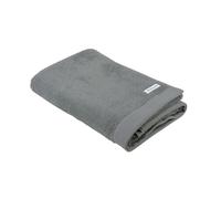 Klaus Herding GmbH TOM Tailor Toalla de Ducha, 70 x 140 cm, 100% algodón de Rizo, con Dos Perchas y Etiqueta con Logotipo, Color Gris