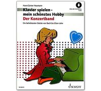 Klavier spielen mein schönstes Hobby - El grupo de conciertos, las piezas más populares de Bach hasta Elton John - Libro de partituras con CD y pinza de color en forma de corazón - ED8467 9783795751487