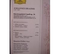 Klavierquintett op. 34. Maurizio Pollini, Quartetto Italiano Stereo