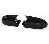 KLBVFDYAN 1 Par Coche Carcasa Espejo Retrovisor para Audi B7 A3 A4 A6 S4 2004-2008 2007 2006, Izquierdo Y Derecho Cubierta De Espejos Inversos Accesorios de Repuesto,A/Black
