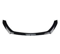 KLBVFDYAN Coche Alerón Delantero para Seat Leon 3 MK3 5F 2012 2013 2014 2015 2016, Alerón Delantero Labio Hoja Divisoria Lip Exteriores Accesorios,A/Gloss Black