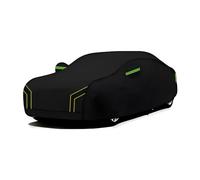 KLBVFDYAN Funda Coche Exterior para Renault Captur -II/ 2019 2020 2021 2022 2023 2024, Auto Cubierta Impermeable Resistente al Sol Polvo Lluvia con Tiras Reflectantes,A/Black-Green-2