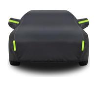 KLBVFDYAN Funda Coche Exterior para Renault Captur -II/ 2019 2020 2021 2022 2023 2024, Auto Cubierta Impermeable Resistente al Sol Polvo Lluvia con Tiras Reflectantes,A/Black-Green-1